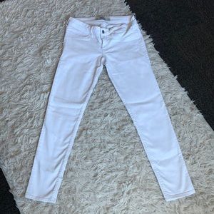 White Hollister skinny Jeans 7R